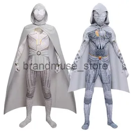 Theme Costume Halloween Moonlight Knight cos Skin-tight garment children adult one-piece mark same suit cosplay costume J231024