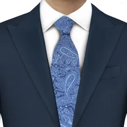 Bow Ties Lyl 6cm Royal Blue Paisley Bolo Silk Tie Tie Associors Wedding Gifts Business Elegant Jacquard for Gentlemen