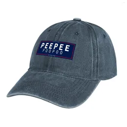 Berets Peepee Poopoo 2024 zderzak kowbojowy kapelusz snapback capplay cosplay luksus custom chłopiec kobiet