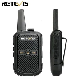 walkie talkie mini walkie talkie retevis rt15 portable ثنائية الاتجاه راديو راديو المحمولة communicator walkie-talkies 1 أو 2 pcs للصيد 231023