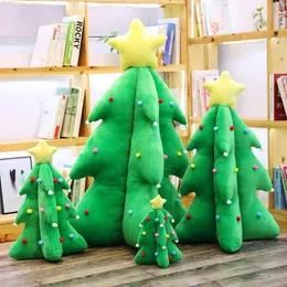 Decoración navideña, regalos de Navidad para niños, muñecos de peluche, árbol de Navidad verde con luz, juguete para niños