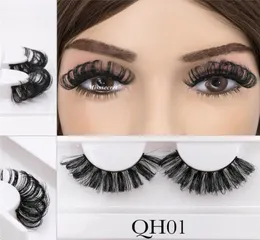 25mm DD Curl Faux Mink Eyelashes Fluffy Long Multilayer Thick Russian False Eyelash 5D Lashs Natural Lash Extension5934126