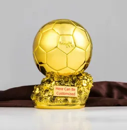 Trofeo de balón personalizado, Copa Men039s, balón dorado, jugador de fútbol mundial, recuerdo para fanáticos del fútbol, decoración deportiva 7303809