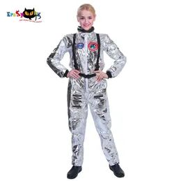 Cosplay Carnival Spaceman Halloween för kvinnor astronaut anime cosplay kostym vuxen scen fancy klänning kvinnlig pilot jumpsuit 2018 cosplay