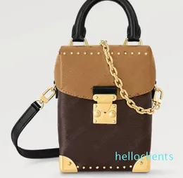 Designer câmera caixa bolsa feminina moda rebite couro crossbody petite alça sacos de ombro tote