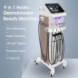 Bio Dermabrasion Skin Rejuvenation Deep Cleaning Pore Shrinking Moisturization RF Wrinkle Reduction Scrubber Exfoliating 9 in 1 Anti-Aging Beauty Machine