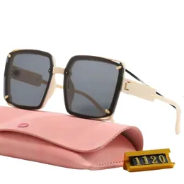 Miumius Sunglasses Square Big for Women European and American Fashion Sweet Ladies Sunglasses UV400 Protection Goggles Lunette Soleil Design