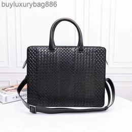 Designer Bag for Man Handbag Portcase äkta kalvskinn mjukt läder med logotyp BVS Bottigas Woven Bag Tote 38cm*29cm*11cm 3388 YSD