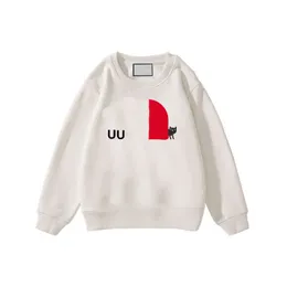 Klasik Mektup Çocuk Sweatshirt Kış Çocukları Hoodie Moda Pamuklu Erkek Kızlar Kıyafetleri Lüks Tasarımcı Yuvarlak Boyun Sweatshirt Sokak Giyim