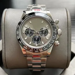 Lüks Mens Watch Tasarımcı Saatler DTNA 40mm Moda Seramik Siyah Çerçeve Mekanik SS 2813 Erkekler için Otomatik Hareket AAA Watchs Wristwatches