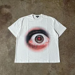 T-shirts pour hommes Funny Eyes T-shirt imprimé graphique été coréen streetwear couple classique à manches courtes hauts minces et t-shirts pour femmes