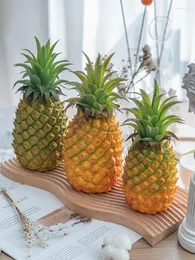 Dekorativa blommor av hög kvalitet simulerad frukt falska ananas modell fönster display rum restaurang layout dekoration mat po props