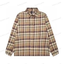 Mens Designer Shirts Chrome Autumn/Winter Heart Långärmad hoodie Löst flanell Minimal Plaid mångsidig skjorta för män Kvinnor Par Casuple Chromees Hearts Coat S2