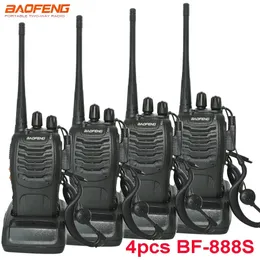 Рация 4 шт./компл., оригинальная рация Baofeng BF888S BF-888s 5 Вт 16 каналов UHF 400-470 МГц BF 888S рация двусторонняя радиостанция 231023