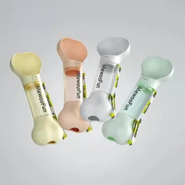 Alimentadores de tigelas para cães Pet Dog Water Bottle Feeder Tigela 2 em 1 Garrafa de comida portátil à prova de vazamento Animais de estimação Viagem ao ar livre Beber inclui saco de cocô 231023