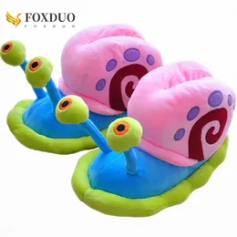 Slippers Unisex Snail Slippers Cartoon Home Indoor Sneaker Slippers Warm Plush House Shoes Cozy Soft Flip Flop Kids Funny Shoes Women Men 231024