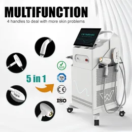 IPL Elight Haarentfernungsmaschine Nd Yag Laser Pigmentierungsentfernung SR Hautverjüngung 808 nm Schönheitsausrüstung Vier Griffe