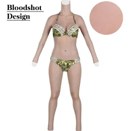 Catsuit Kostüme Silikon Bodysuit Vagina Hosen Fake Boobs Ganzkörperanzug für Drag Queen Transgender Shemale Brustformen Crossdresser