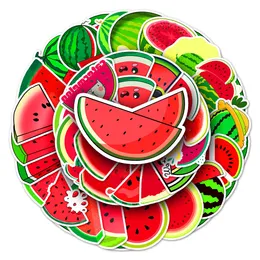 50 pcs watermelon personality graffiti creative water cup decoration PVC scooter diy cartoon computer stickers