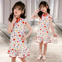 Mädchen Kleider Sommer Kinder Baby Mädchen Strand Kleid Dot Einfache Sommerkleid Bikini Bademode Cover Up Bademode Für Roupas Dropship