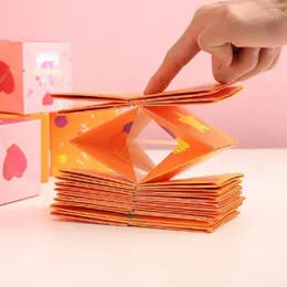 Gift Wrap 1 Set Folding Surprise Bounce Box Creating The Most Surprising Creative Red Envelope Bouncing DIY Paper