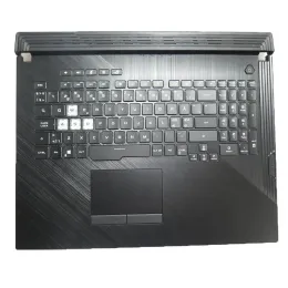 Laptop PalmrestKeyboard för ASUS G731GU-1C Nytt svart omslag med bakgrundsbelyst med pekplatta NE Nordic 90NR01T3-R37ND1 V185062DE1 NE