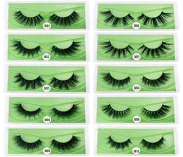 M series eyelashes natural long 3d mink lashes hand made false eyelashes full strip lashes makeup fake eyelashes 70 pairs DHL6263678