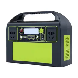 220V 90000MAH BANK POWER Outdoor 300W تخزين الطاقة محطة توليد الطاقة المحمولة مع 2 مخرجات AC / 2 USB / TYPE -C (قابس الاتحاد الأوروبي) - الأخضر