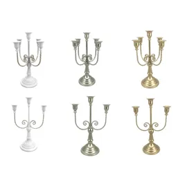 Mum Tutucular 35 Arms Candelabra Tutucu Retro Şamdan Düğün Partisi Dekor Vintage Yemek Tablo 231023