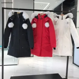 Designer Womens Down Parkas Jaquetas de Inverno Ao Ar Livre Lazer Canadense Casacos Longos À Prova de Vento Jaqueta de Alta Qualidade Casaco Impermeável e à Prova de Neve Gooses Down Jacket