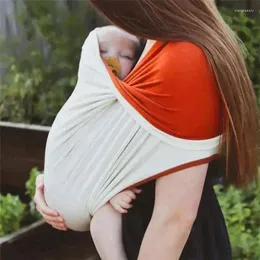 Filtar Baby Sling Cotton Soft Elastic Carrier Spädbarn Småbarn Lätt att bära Mama's Bonding Comforte för Born