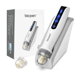 Ny uppgraderad Bio Pen Q2 EMS Microneedlng Pen med LED -ljusterapi Kollagen Regenerering Hårtillväxt Face Body Skin Care