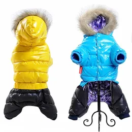 Dog Apparel Winter Pet Dog Clothes Thicken Warm Jacket For Small Large Dogs Waterproof Puppy Pet Coat Chihuahua Pug French Bulldog Clothing 231024