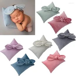 البطانيات F62d Boy / Girl Costume Beadband Pillow PO Studio لمدة 0-2 شهر