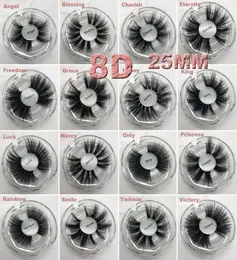 25mm 5dミンクまつげ16スタイル1ペア超長いナチュラル厚25mm 100ミンクラッシュライフラークハンドメイド9705239