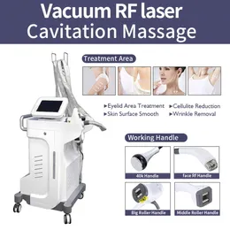 Lasermaskin Bodyform Slimning Cavitation Sculpting Infraröd vakuum Fettförlust Vikt Minska rullformutrustning för salonganvändning