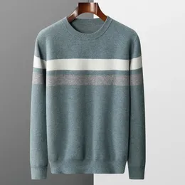 Chandails pour hommes S-XXXLPull en cachemire pour hommes, tricot à manches longues, décontracté, business, 100% pure laine, pull à manches longues, bas, pull231023