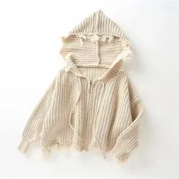 Женский вязаный свитер, кардиган, женский трикотаж, укороченный топ с длинными рукавами, вязаные винтажные кардиганы большого размера, черно-белые свитера, осень