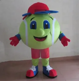 Pallina da tennis di Halloween Costume della mascotte del fumetto Personaggio del tema anime del fumetto Festa di carnevale di Natale Costumi fantasia Abito per adulti