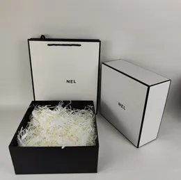 Designer gift packaging large capacity white perfume box bag set handbag gift box cosmetics packaging box