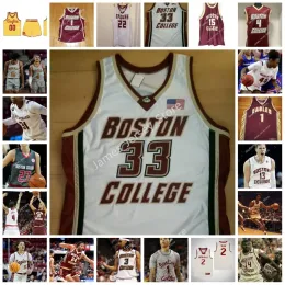 Сшитая на заказ баскетбольная майка Boston College Eagles Билл Керли Джон Бэгли Терри Дрисколл Джон Остин Джерри Уорд Оливье Ханлан Макай A