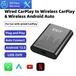 سيارة جديدة للسيارة Mini AI Smart Box Andoroid 13 Wireless Carplay Android Auto Dongle Netflix Youtube لـ Audi لـ BMW Mazda Toyota