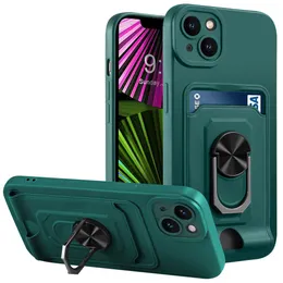 Capa de telefone com suporte de anel de proteção para câmera para iPhone 15 14 13 12 11 Pro Max XR XS 6 7 8 Plus Multi-função 360 Proteção à prova de choque