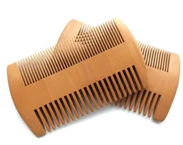 Wooden Beard Comb Double Sides Super Narrow Thick Wood Combs Pente Madeira Lice Pet Hair Tool cheap sale 3x