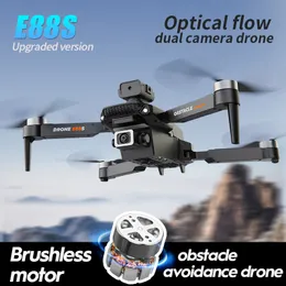 E88S DRONE WIFI FPV RC DRON MED DUAL PRO 4K HD CAMERA WID-ANGLE Fjärrkontroll Video Quadcopter Toy Drones Drones Drones E88