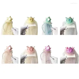 Saç Aksesuarları Prenses Tiaras Kızlar Doğum Günü Partisi Hair Clip Parlayan Kristal Pırıltılar İncileri Muhteşem Çiçek Kız Kostüm Malzemeleri