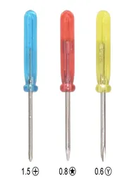 Blue 45mm Mini Screwdrivers 15 Phillips 20Phillips PH00 06 Y 08 Pentalobe Flathead 20 Slotted Screw driver Straight Screwdriv5808474