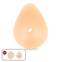 Trajes de Catsuit Onefeng em triângulo forma de lágrima forma de silicone peito artificial 150-700g / pc peito falso peitos grandes para mulheres mastectomia