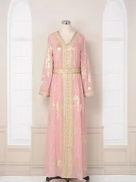 Ethnic Clothing Ramadan Pink African Dresses For Women Muslim Abaya Dubai Turkey Islam Modest Dress Niqab Jalabiya Robe Femme Musulmane