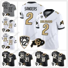 2023 Maglia Colorado Buffaloes NCAA College Football Shedeur Sanders Sy'veon Wilkerson Dylan Edwards Travis Hunter Anthony Hankerson Xavier